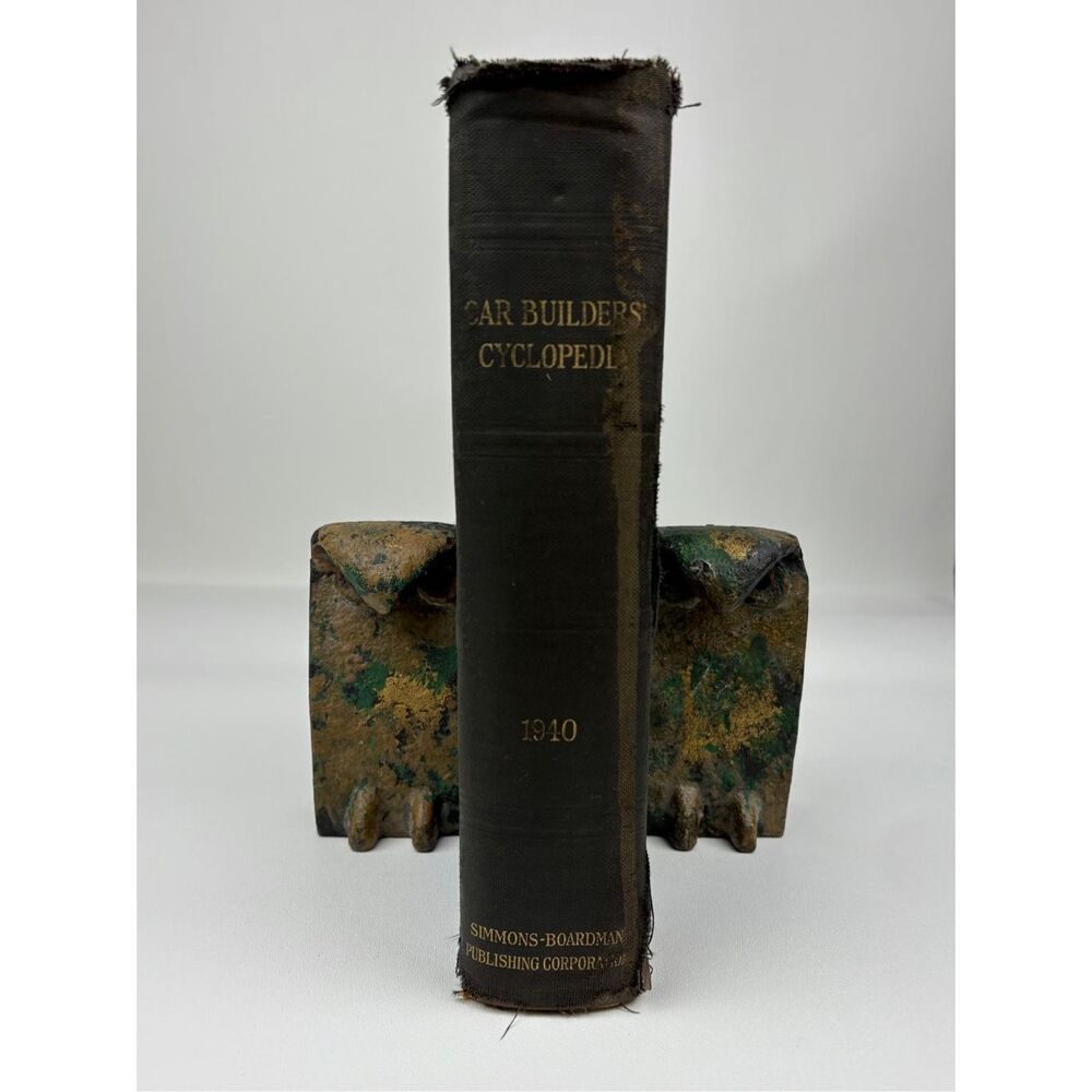 1940 Car Builders’ Cyclopedia of American Practice 15th Edition Railroad Book HC